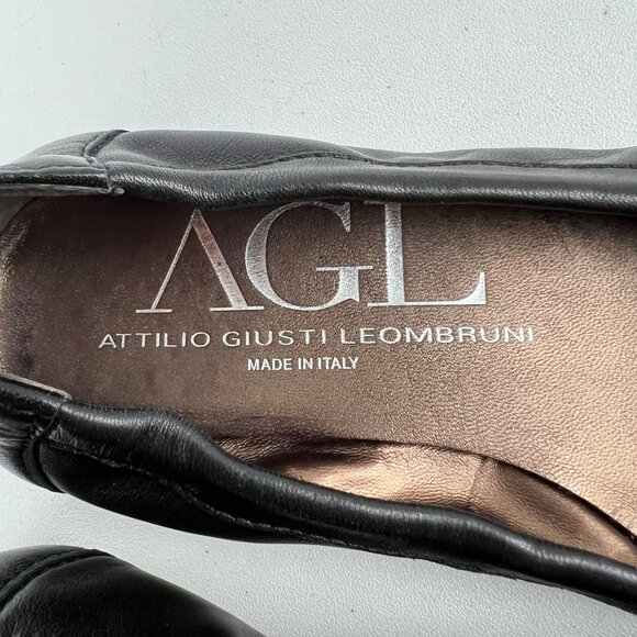 AGL Attilio Giusti Leombruni Womens Bella Patent Leather Ballet Flats size 5.5 - Picture 11 of 16